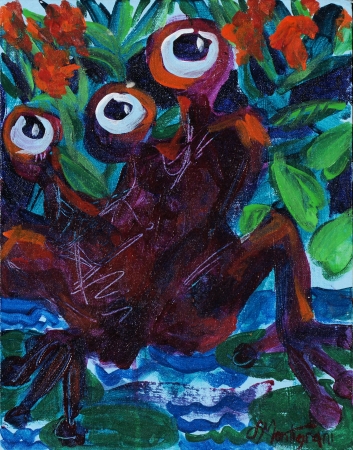 Jabberwocky III B by artist Linda Montignani